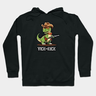 Tex Rex Cowboy Dinosaur Tyrannosaurus Hoodie